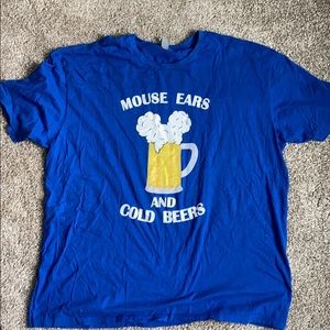 Disney “Mouse Ears and Cold Beers” t shirt